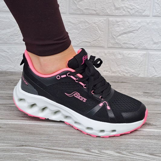 Saltar Preto Rosa