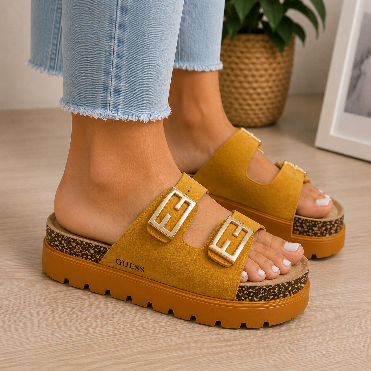 Chinelo 10 camel