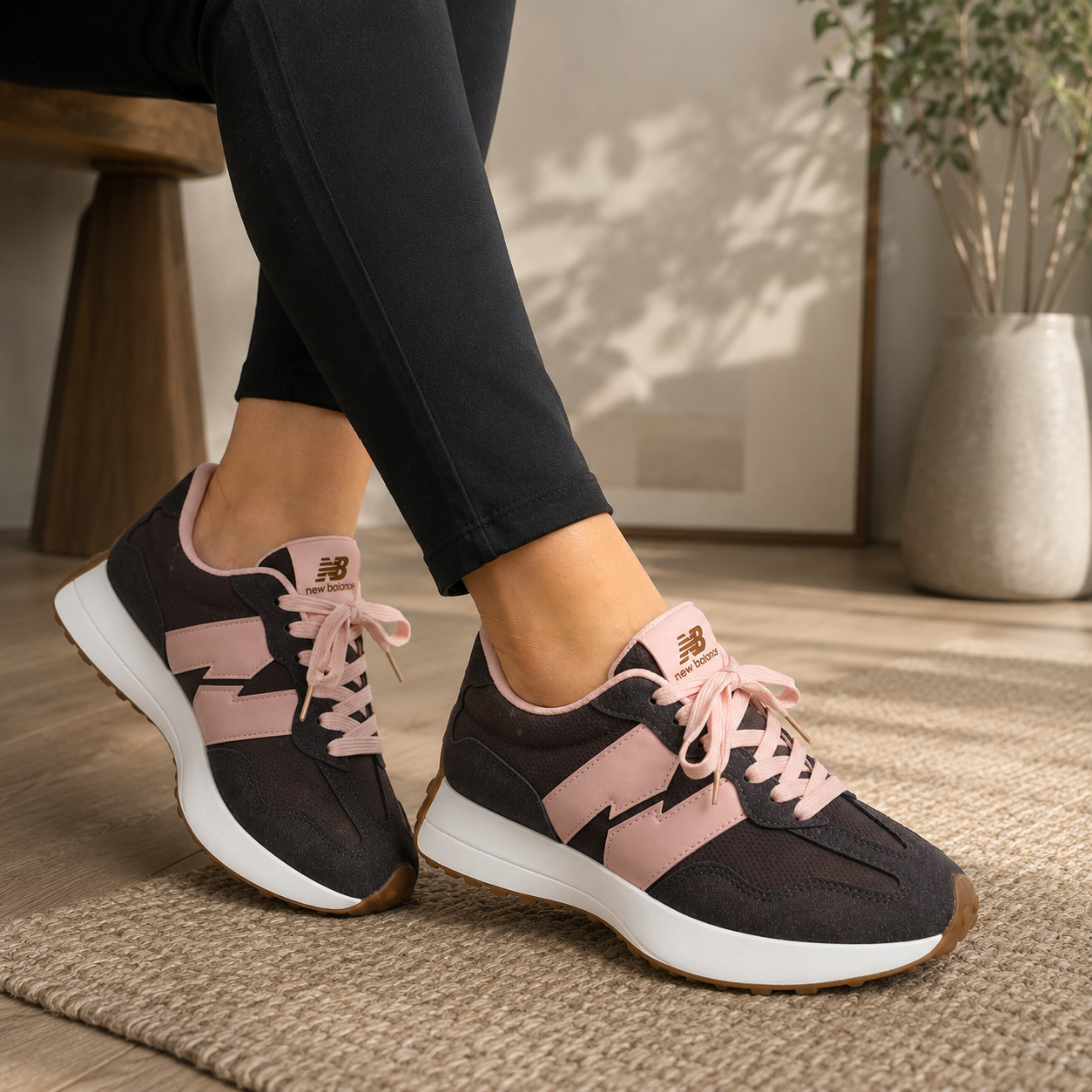 NB castanha e rosa