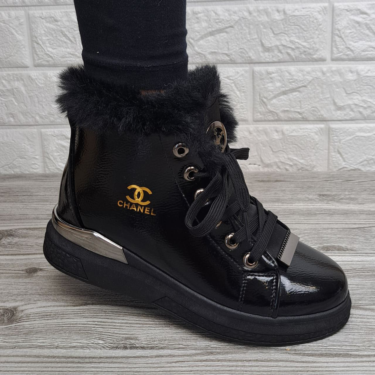 Bota Chanel Preto