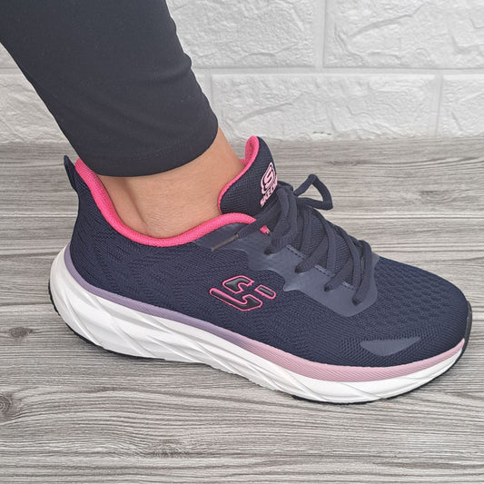 Skechers Azul Rosa