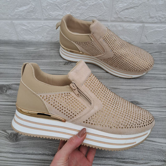 Sapatilha Bege
