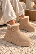 Pantufa bege