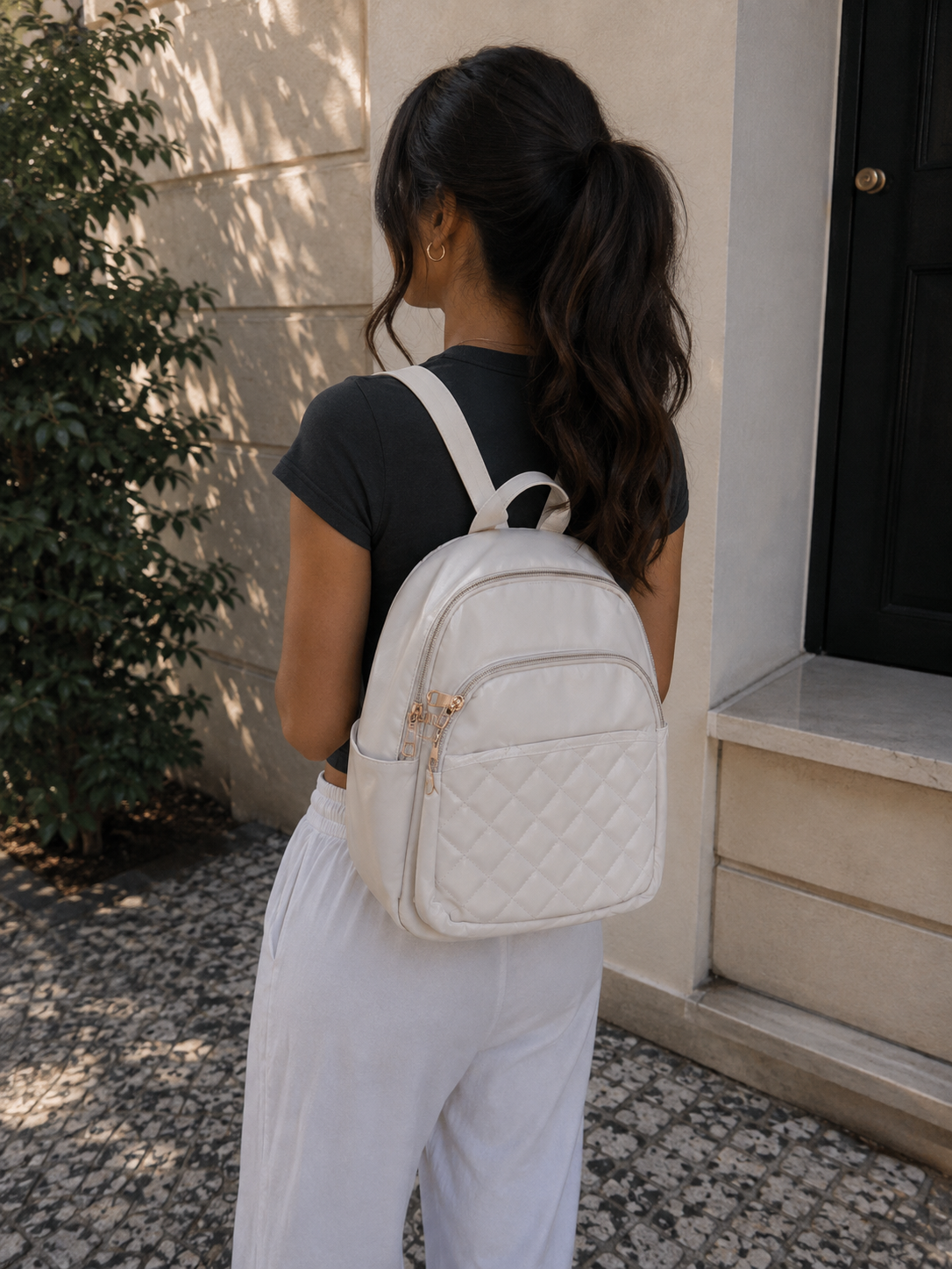 Mochila bege