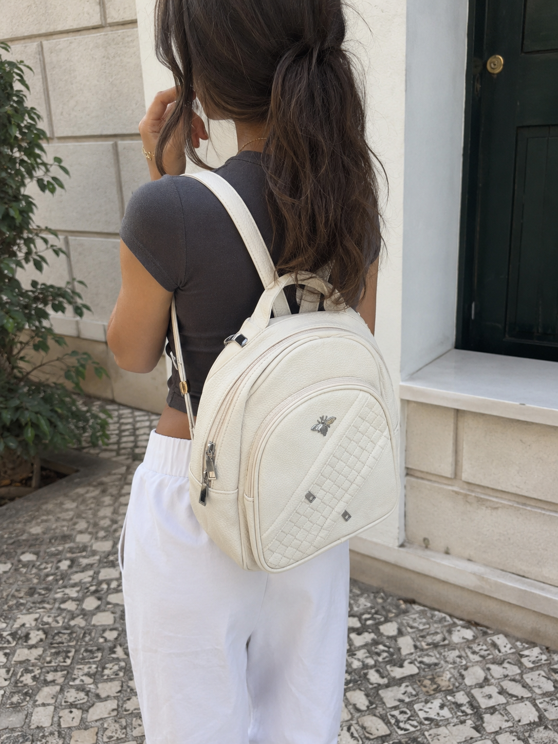 Mochila bege